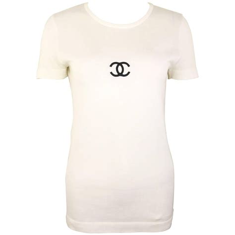 chanel white tshirt|Chanel oversized t shirt.